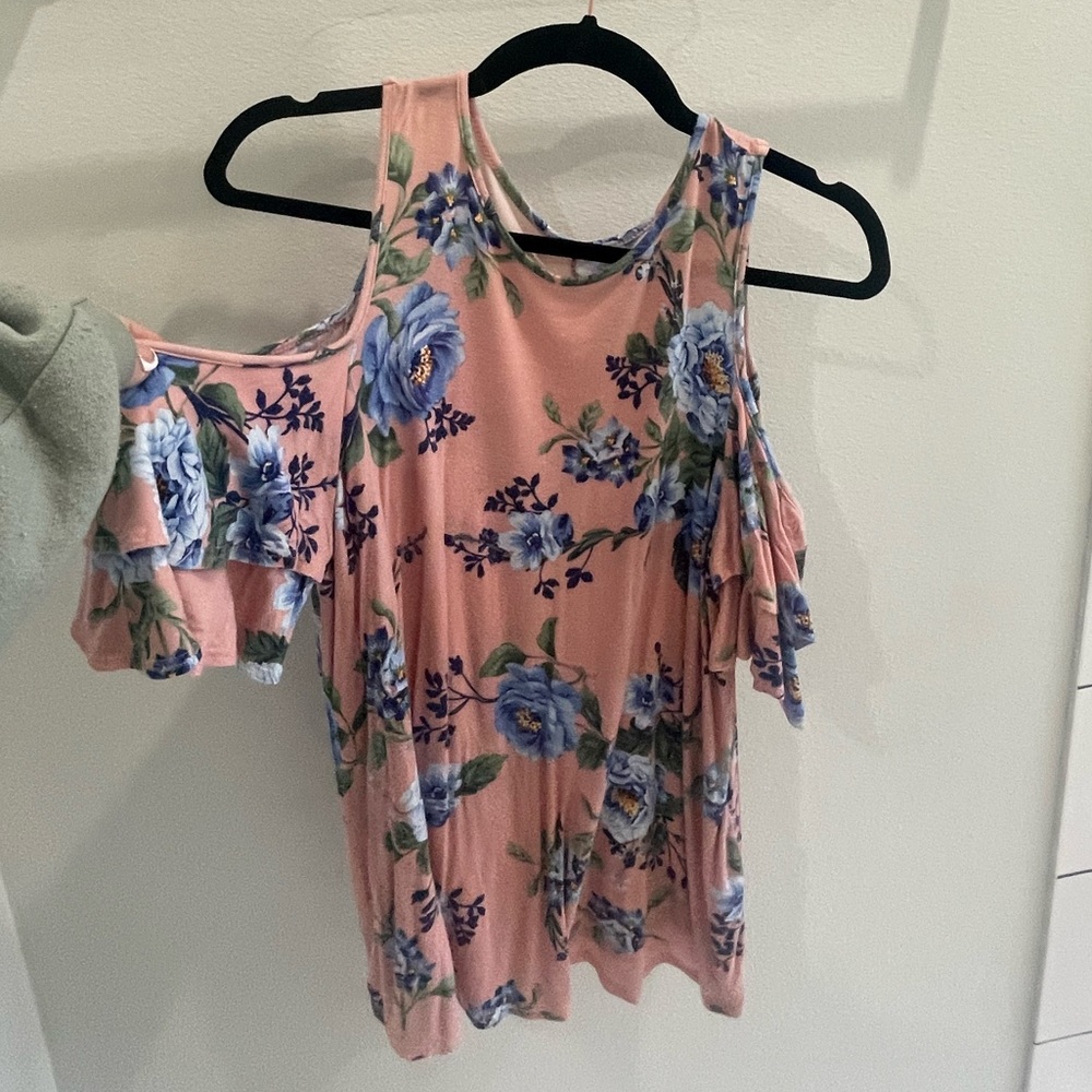 Floral off the shoulder